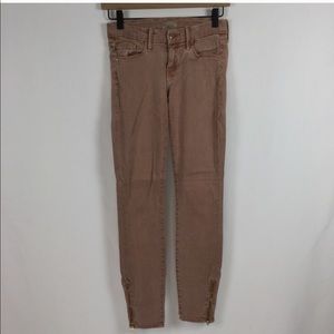 MOTHER the looker ankle zip size 25